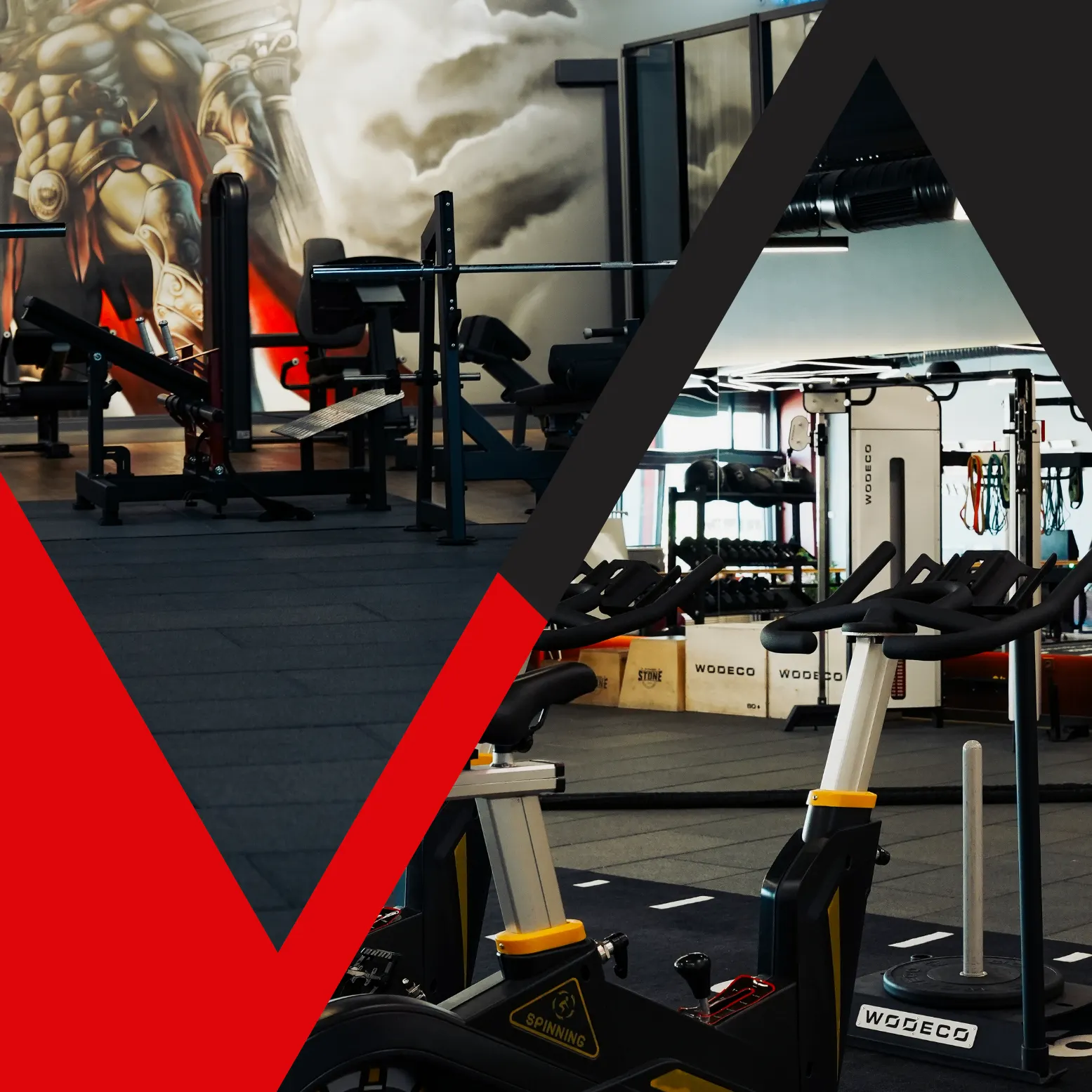 Fitmate fitness ve ağırlık antrenmanı alanı